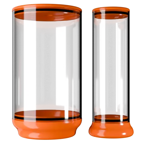 Example of pumps in Orange